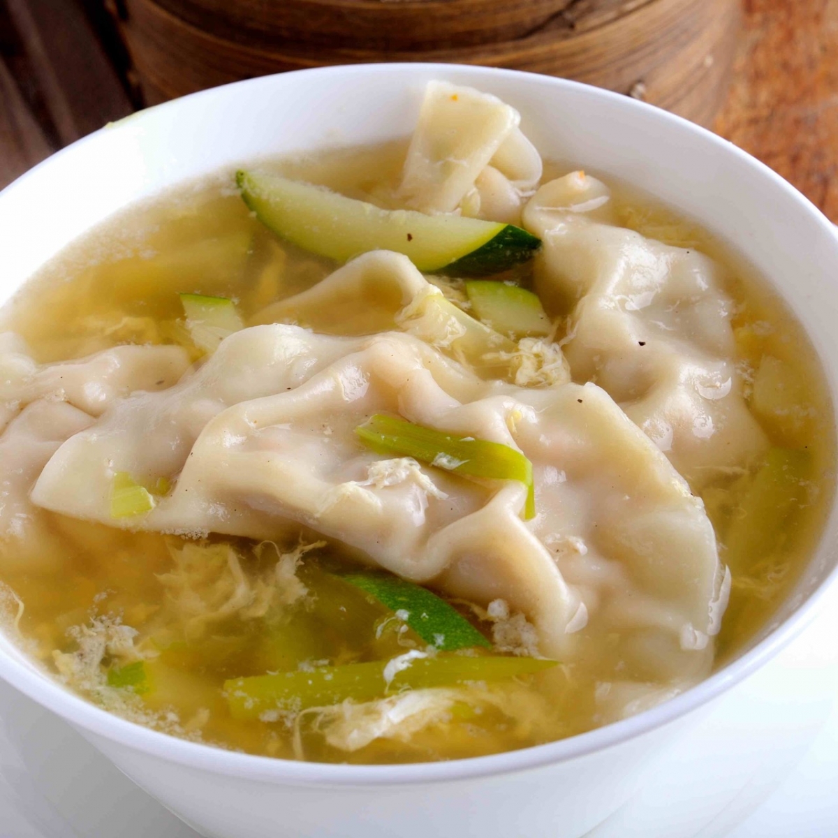 Dumpling soup