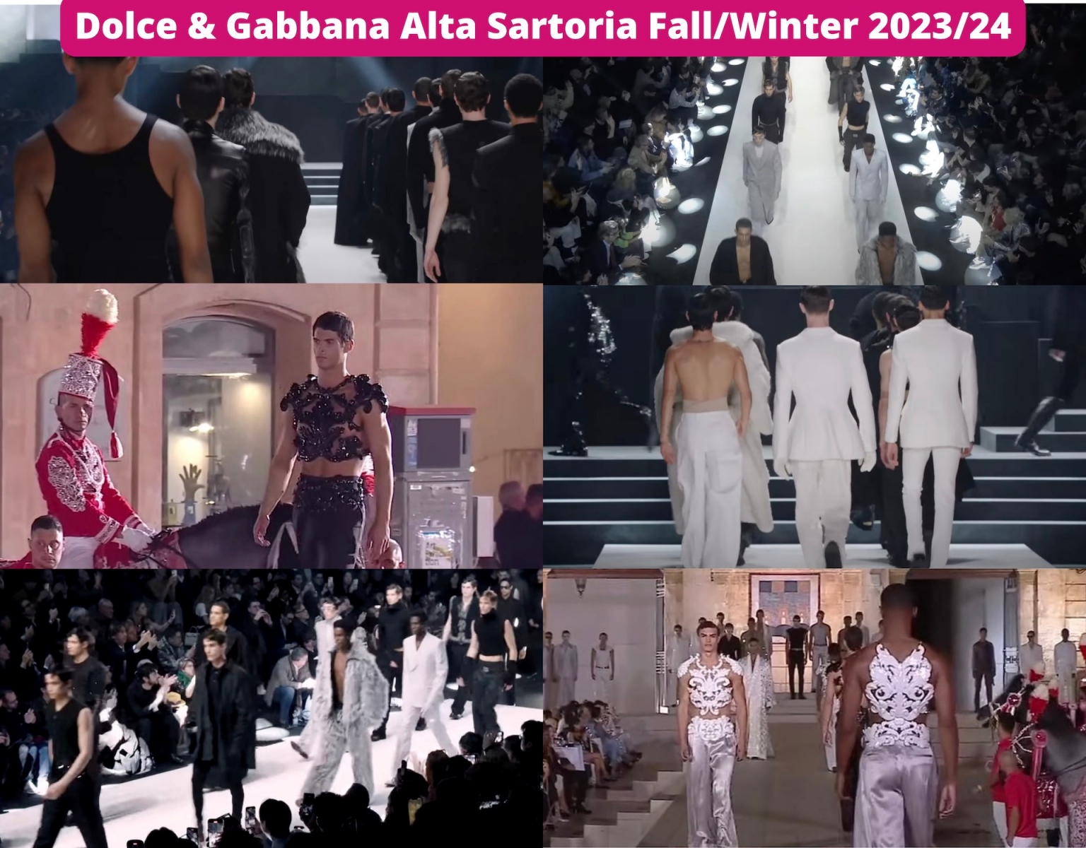Dolce & Gabbana Alta Sartoria Fall/Winter 2023/34
