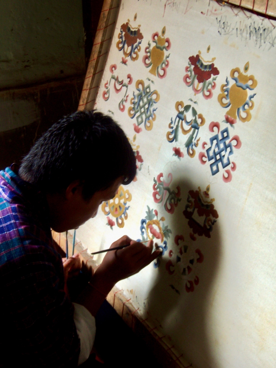 Choki Traditional Art School, Kabesa Lam, Thimphu, Bhutan
