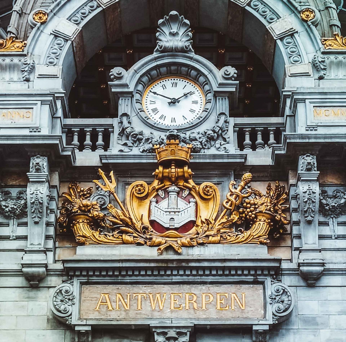 Stazione centrale di Anversa, Koningin Astridplein, Anversa, Belgio