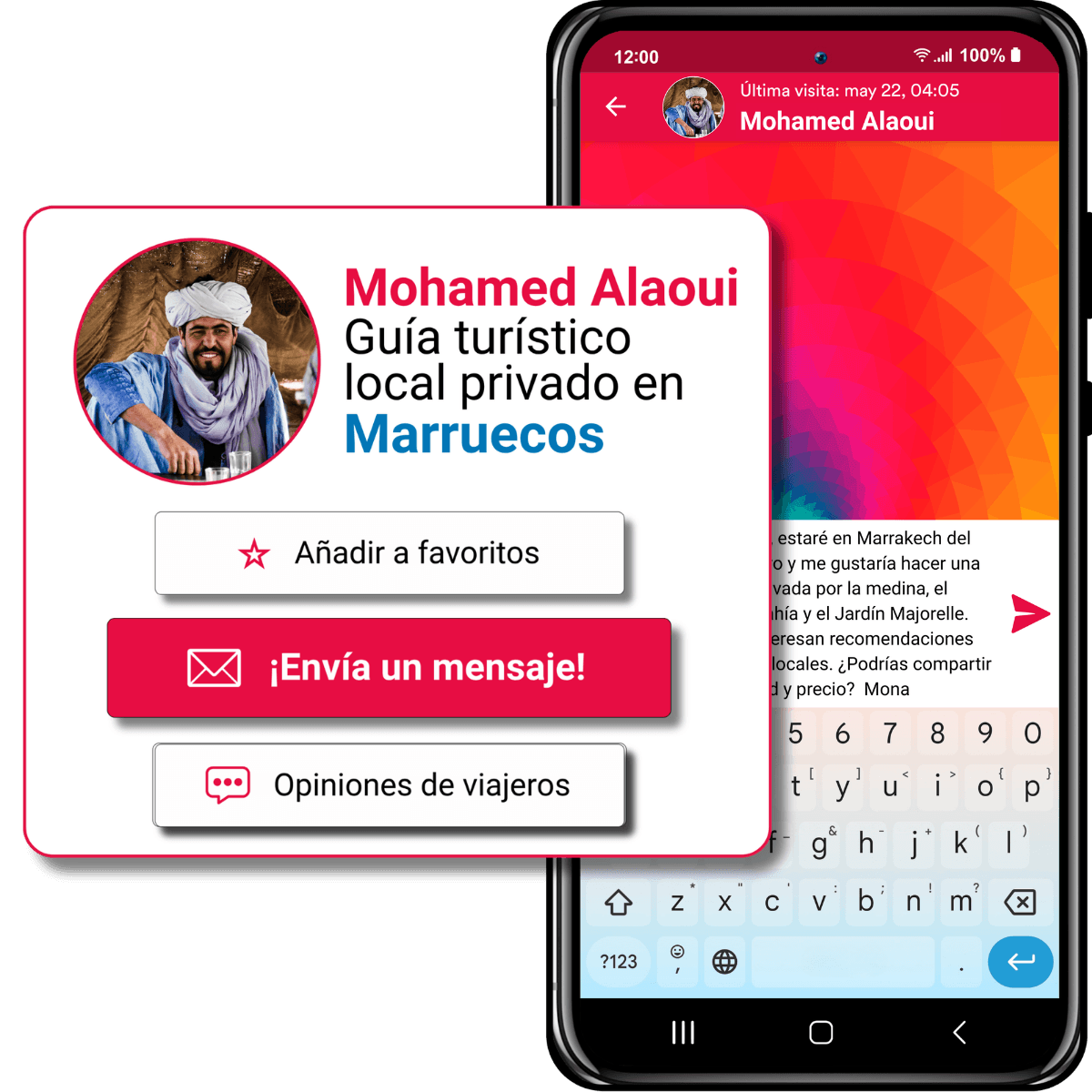Envía un MENSAJE PERSONAL a tu guía preferido con cualquier pregunta o solicitud: