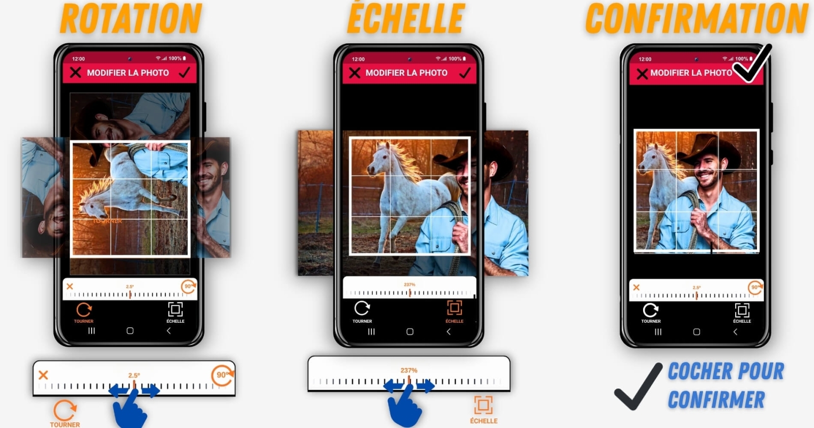 Les outils de retouche photo sur la plateforme PGW.