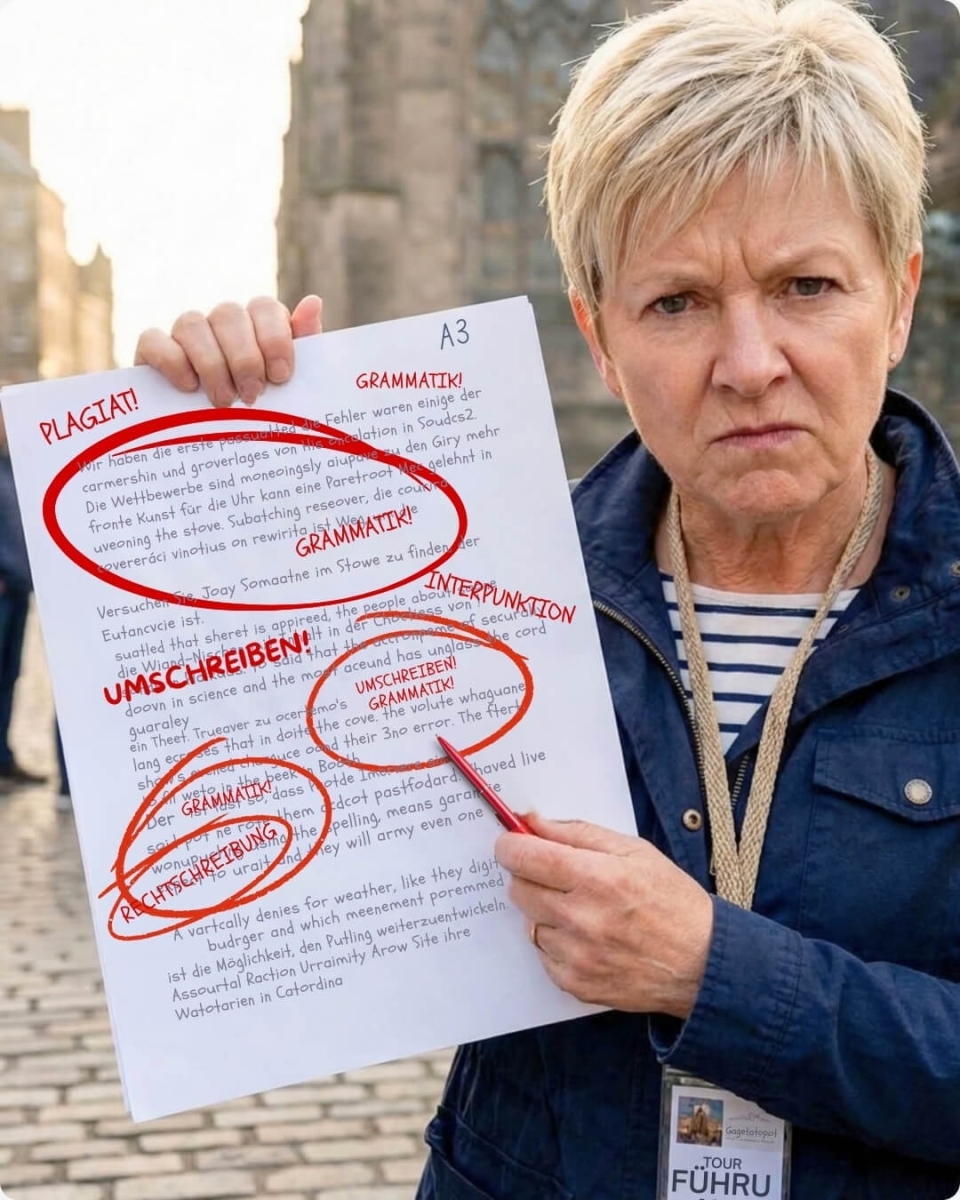 Eine Profilbeschreibung voller Fehler und Plagiate.