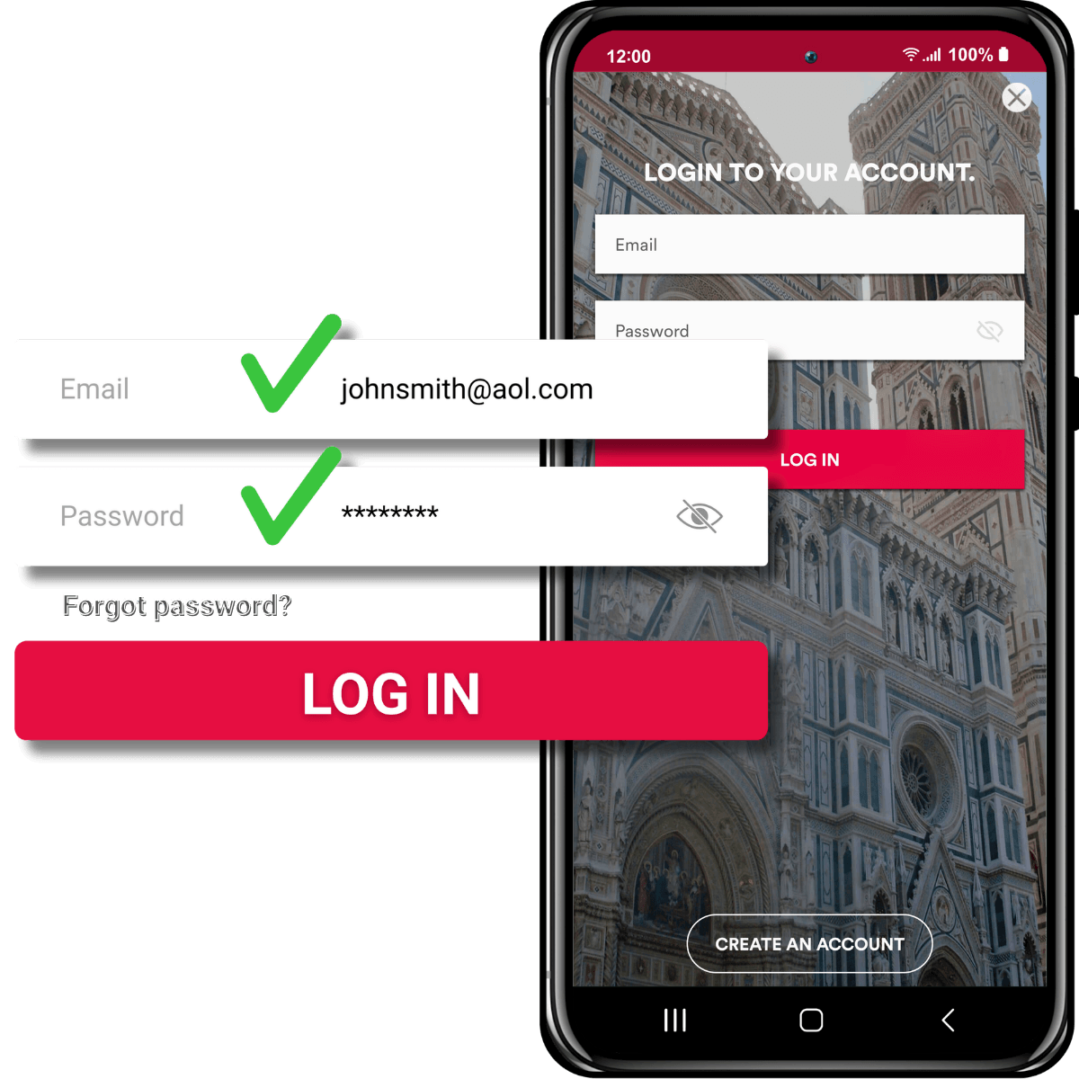 Log in to the tourist account on www.pg.world