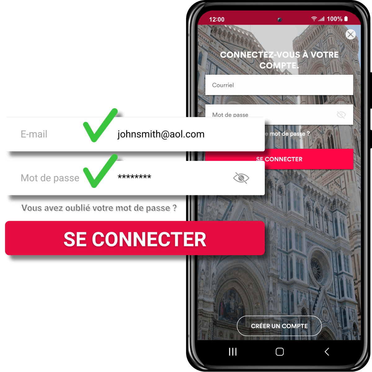 Connectez-vous à votre compte touriste sur www.pg.world